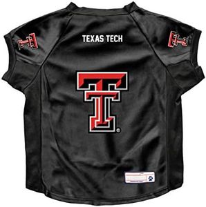 Littlearth NCAA Texas Tech Red Raiders Stretch Pet Jersey for Large Dogs, Team Color, Big Dog