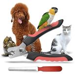 THE DDS STORE Heavy Durability Professional Animal Nail Cutter Clipper Grinder Trimmer Filer for Small Medium Dogs Puppies Cats and Kittens Claw Grooming Tool Set