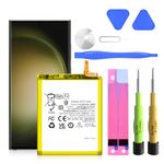 Galaxy S23 Ultra Battery, 6200mAh [2024 New Upgrade] High Capacity New 0 Cycle Li-Polymer Battery for Samsung Galaxy S23 Ultra 5G SM-S918U SM-S918U1 SM-S918B EB-BS918ABY with Repair Tool Kits