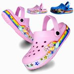 LavaRose Children's Clogs Light up and Flashing (Pink, 11)