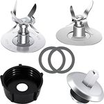 Replacement Part Kit for Oster Blender Ice Blades 4961, 4980 Bottom Cap 4902, Two Gaskets Coupling Kit Drive Stud, Pin, Slinger for Oster & Osterizer Blender Accessories