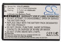 CS-ZTJ890SL Battery 1500mAh compatible with [ZTE] Authentic, EUFI890, MF63, ZTE U790, compatible with [Verizon] Hotspot 890L, Jetpack 4G LTE, Jetpack 890L, Jetpack 890L 4G LTE, undefined replaces Li3