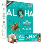 ALOHA Organic Plant Based Protein Bars | The Kona Bar - Special Edition | 6 Count, 1.98oz Bars | Vegan, Low Sugar, Gluten Free, Paleo, Low Carb, Non-GMO, Stevia Free, Soy Free, No Erythritol