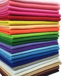 24pcs Thick 1.4mm Soft Felt Fabric Sheet Assorted Color Felt Pack DIY Craft Sewing Squares Nonwoven Patchwork (2020cm)