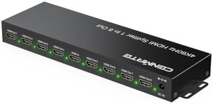 CENMATE 4K@60Hz HDMI 2.0 Splitter 1 in 8 Out, Mirror Only