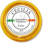 CECILIA ‘Signature Formula’ Rosin for Cello, Rosin Specially Formulated Cello Rosin for Cello Bows (New ‘Liquid Form Blending Method’) (MINI (Half Cake))