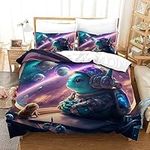 Bedding Bedroom Daybed (Double) Turtle Navy 3 Piece Duvet Cover Set Queen SoftMicrofiber Quality, Soft, Wrinkle Comforter for All Season cover Size: 200X200cm (1 quilt cover with 2 pillowcases)