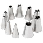 Ateco 870 - French Star Pastry Tips Set (860-869) by Ateco