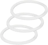 County Line Kitchen Replacement Seals for Cold Brew Filter with Stainless Steel Lid or Ball White Plastic Lids - 3 Pack