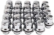 12x1.5 Lug Nuts 20 Pcs Chrome Close