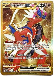 Pokemon - Koraidon ex 254/198 - Scarlet & Violet - Secret Rare - Gold Holo Foil