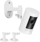 2Pack Adjustable Security Wall Mount Bracket for Ring Stick Up Cam & Ring Indoor Cam, Perfect View Angle for Ring Surveillance Camera System - White