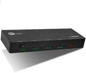 SIIG 4x4 HDMI 2.0 4K 60Hz HDR Matrix Switch with Cloud Control - YUV 4:4:4 HDCP 2.2/1.4, EDID Management, Down Scaling, IR Remote/RS-232 Ethernet Control, TAA Compliant (CE-H24W11-S1)