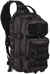 Mil-Tec Assault Backpack, Tactical Black, Standard Size