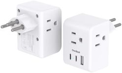 2 Pack Switzerland Travel Plug Adap