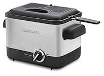 Cuisinart CDF-100 Compact 1.1-Liter Deep Fryer, Brushed Stainless Steel