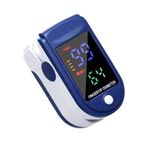 [2024] ADDS™ Fingertip Portable Pulse Oximeter | Oxygen Saturation Monitor | Digital Oxygen Meter | Heart Rate Monitor For Respiratory Health COPD Heart Disease with Accurate LCD Display