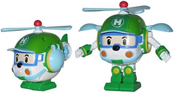 Silverlit ROBOCAR Poli 54207 Heli by Figure, Transformable Figure, Robot or Car, 10 cm, Green, from 3 Years