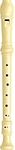 Maped Soprano Recorder and Cleaning Rod with Baroque Fingering, Assorted Colors (040702)