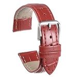 uxcell Leather Watch Band 24mm Embo
