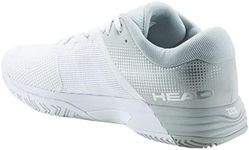 HEAD Women's Revolt EVO 2.0 Tennis Shoes, White Grey, 8