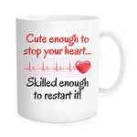 Waldeal Funny Coffee Mug Inspirational Quote for Men Women - Cool Nurse Gifts Unique Gift for Registered,Practitioner,Student,Certified Nursing Assistant Tea Cup