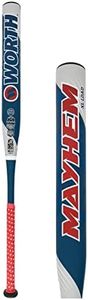 Worth Mayhem 13" XL Dual Stamp Slow Pitch Softball Bat: WM13L1 34" 26 oz.