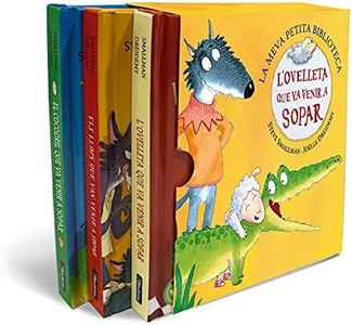 La meva petita biblioteca (L'ovelleta que va venir a sopar. Llibre joguina): (pack amb: L'ovelleta que va venir a sopar | Els llops que van venir a ... que va venir a sopar) (Mans petitones)