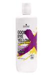 Schwarzkopf Goodbye Yellow Neutralizing Shampoo Purple Shampoo for Blonde Hair - Colour Toner Eliminates Brassy Yellow Tones for Blonde or Bleached Hair - Paraben & Sulphate-Free