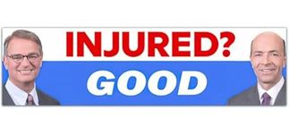 Injured? Good! Funny Gen Z Meme Car Bumper Sticker Vinyl Vehicle Decal [00071]