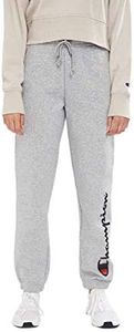 Champion Women's Script High Waist Jogger, Oxford Heather, X-Small