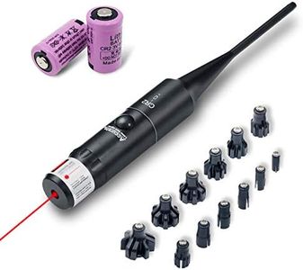 ARKSight Red Laser BoreSighter for .17 to .78 Calibers, Hunting Bore Sight for Rifle Scope and Handgun Sight, Laser Dot Boresighting Kit with Press Switch