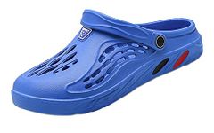 Clogs Shoes Men Women Summer Beach Sandals Slippers Garden Yard Mules Lightweight Breathable Blue