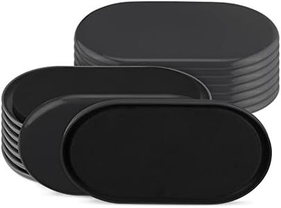 Navaris Furniture Sliders for Carpet (16 Pieces) - 6" Oval - Slider Pads for Moving Heavy Furniture on Carpeted Floors Mover Pack