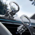 LISEN for MagSafe Car Mount, Magnetic Phone Holder for Car, Hands Free iPhone Car Holder Mount Dash Vent Phone Mount for Car Fit for iPhone 15 14 13 12 Pro Max Plus Mini MagSafe Cases