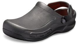 Crocs Unisex Bistro Pro Literide Clogs, Black Black 001, 9 UK Men 10 UK Women