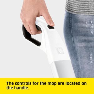 Kärcher EWM 2 Cordless Electric Floor Mop – 2 Microfibre Rollers, 20min Runtime