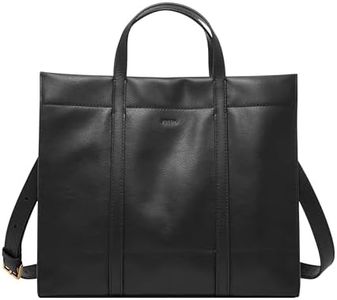 Fossil Women's Shopper, Black, 12.13" L x 4.75" W x 10.38" H