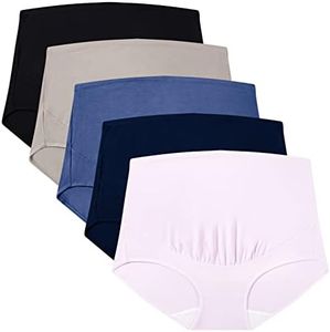 Mama Cotton Over Bump Maternity Panties (X-Large, Multi5-B)