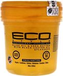 Eco Style Ecoco Gel - Olive Oil And Shea Butter Black Castor Oil And Flaxseed - Superior Hold And Healthy Shine - Helps Moisturize Scalp - Repairs Damaged Follicles - Promotes Hair Growth - 8 Oz