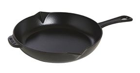 STAUB Cast Iron Fry Pan, Black, 25 cm