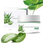 Aloe Vera Gel Face Cream,Aloe Vera Hydrating Face Cream for Women& Men,Sunburn Relieve Face Moisturiser,Acne Smoothing Face Cream,Natural Face Moisturizer,Deep Nourishing for Dry,Suitable for All Skin