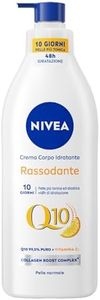 NIVEA Latte corpo Idratante Rassodante Q10 + Vitamina C 400 ml, Crema tonificante che rassoda la pelle secca in 10 giorni, Crema rassodante corpo idratazione per 48h