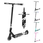 CORE CB1 Beginner Stunt Scooter - Kids Stunt Scooters 6 Years and Up, Beginner Kick Scooter for Tricks Freestyle with 110mm Wheels - Pro Scooters For Teenagers & Kids - Black
