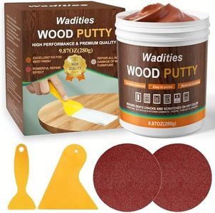 Wadities Walnut Wood Filler, Walnut Wood Putty, Paintable Stainable Wood Repair Putty, 9.87 Ounce Wood Furniture Repair kit, Quickly Repair Wood Cracks and Holes on Wooden Floor Furniture (Walnut)