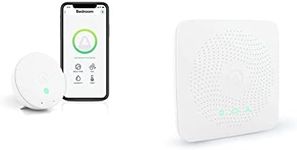 Airthings Anti-Mould Air Quality Monitor with Hub - (VOC, Mould Risk, Humidity, Pollen levels, Temp, Pressure)