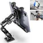 OHLPRO Tablet Holder for Truck, Heavy Duty iPad Mount for Drill Base 360°Adjustable 2-Stage Aluminum Arm Car Stand for All 7" - 11.5" iPad Pro,Mini,Samsung Tab,Nexus, Great for Desks,Wall, Businesses