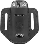 1791 EDC Multitool Sheath, American Leather, Multitool Pouch for Belts, Compatible with Heavy Duty Leatherman, SOG and Gerber Multitools - Easy Slide Holster, Black