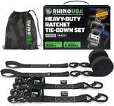 Rhino USA Ratchet Straps Heavy Duty