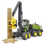 John Deere 1270G Forestry Harvester with Tree Trunk